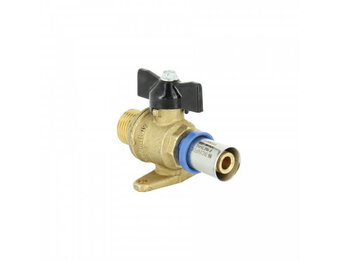 BONFIX Alu-pers Kogelkraan 1/2" buitendraad x 20 mm