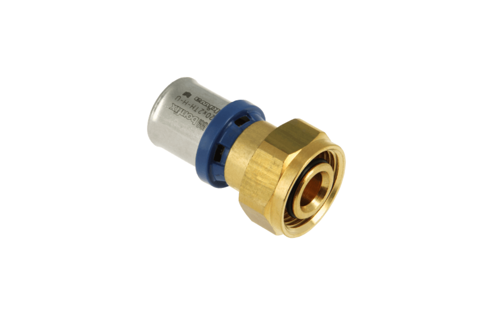 BONFIX Alu-pers 2-delige Kop. met euroconus moer ¾" x 20 mm