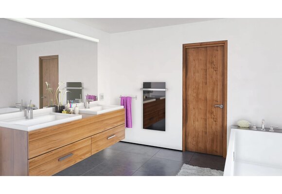 Ecosun GS 600 infrarood paneel glas zwart 120x60cm 600W