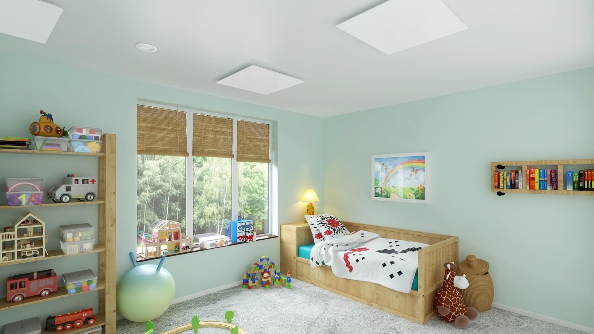 Ecosun GS 850 infrarood paneel glas wit 120x80cm 850W