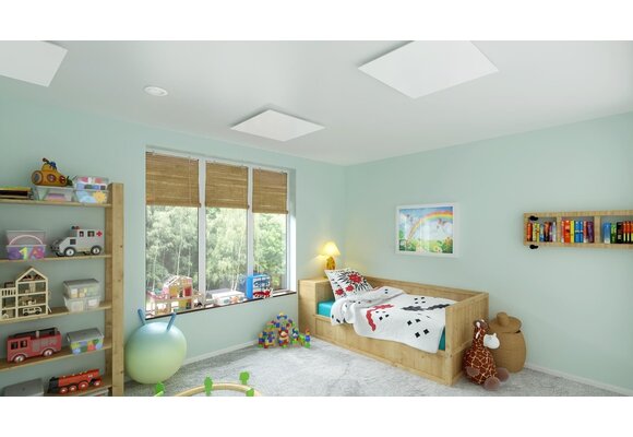 Ecosun GS 300 infrarood paneel glas wit 60x60cm 300W