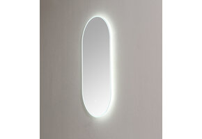 Saniful Ovale badkamerspiegel  met led verlichting in 3 kleuren instelbaar & dimbaar