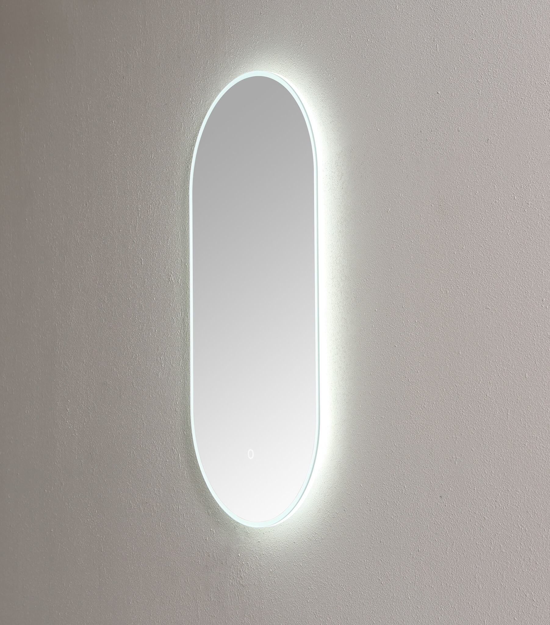 Saniful Ovale badkamerspiegel  met led verlichting in 3 kleuren instelbaar & dimbaar