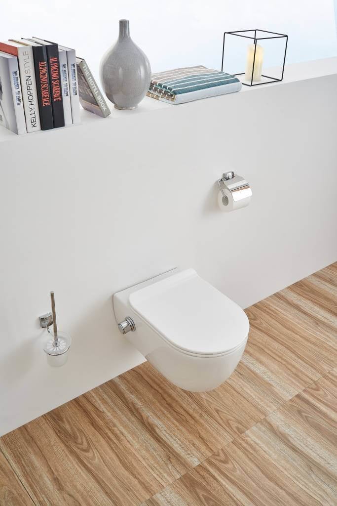 Saniful Wandcloset Rimfree met bidet functie en softclose zitting
