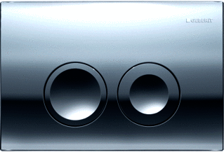 Toiletset wit met geberit UP100 en DELTA25 bedieningspaneel