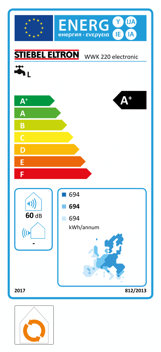 Stiebel Eltron warmtepompboiler WWK 220
