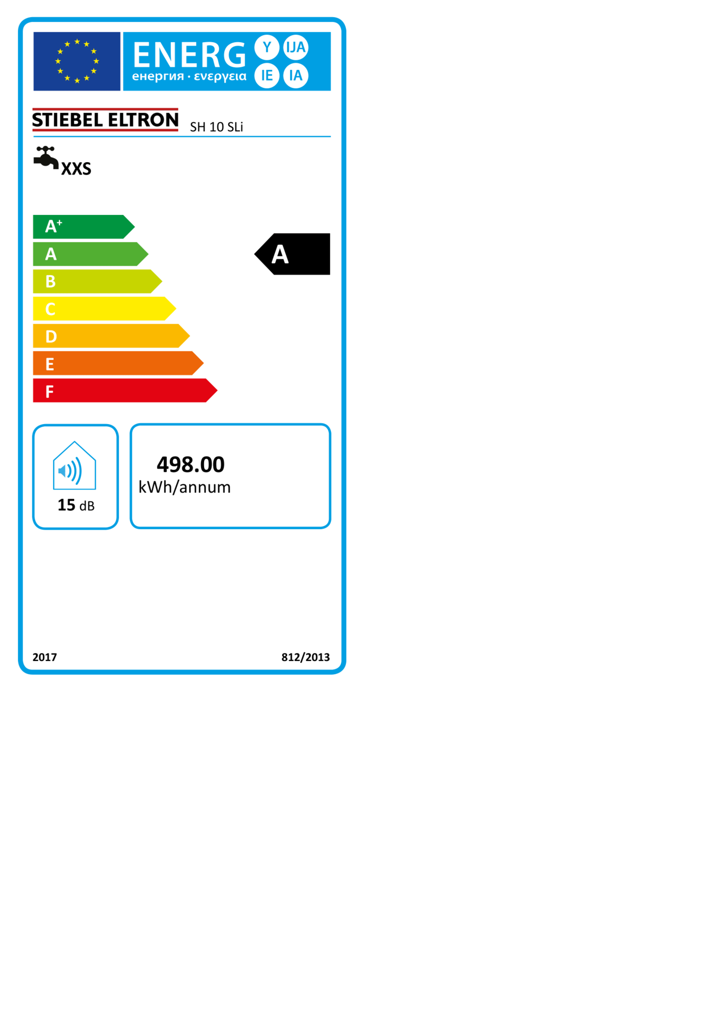 Stiebel Eltron SH Close-up keuken boiler 10 liter