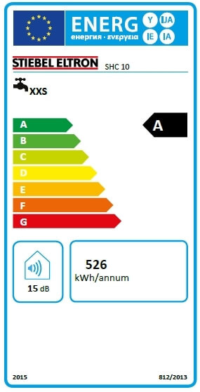 Stiebel Eltron SHC close-in keuken boiler 10 liter 65 graden