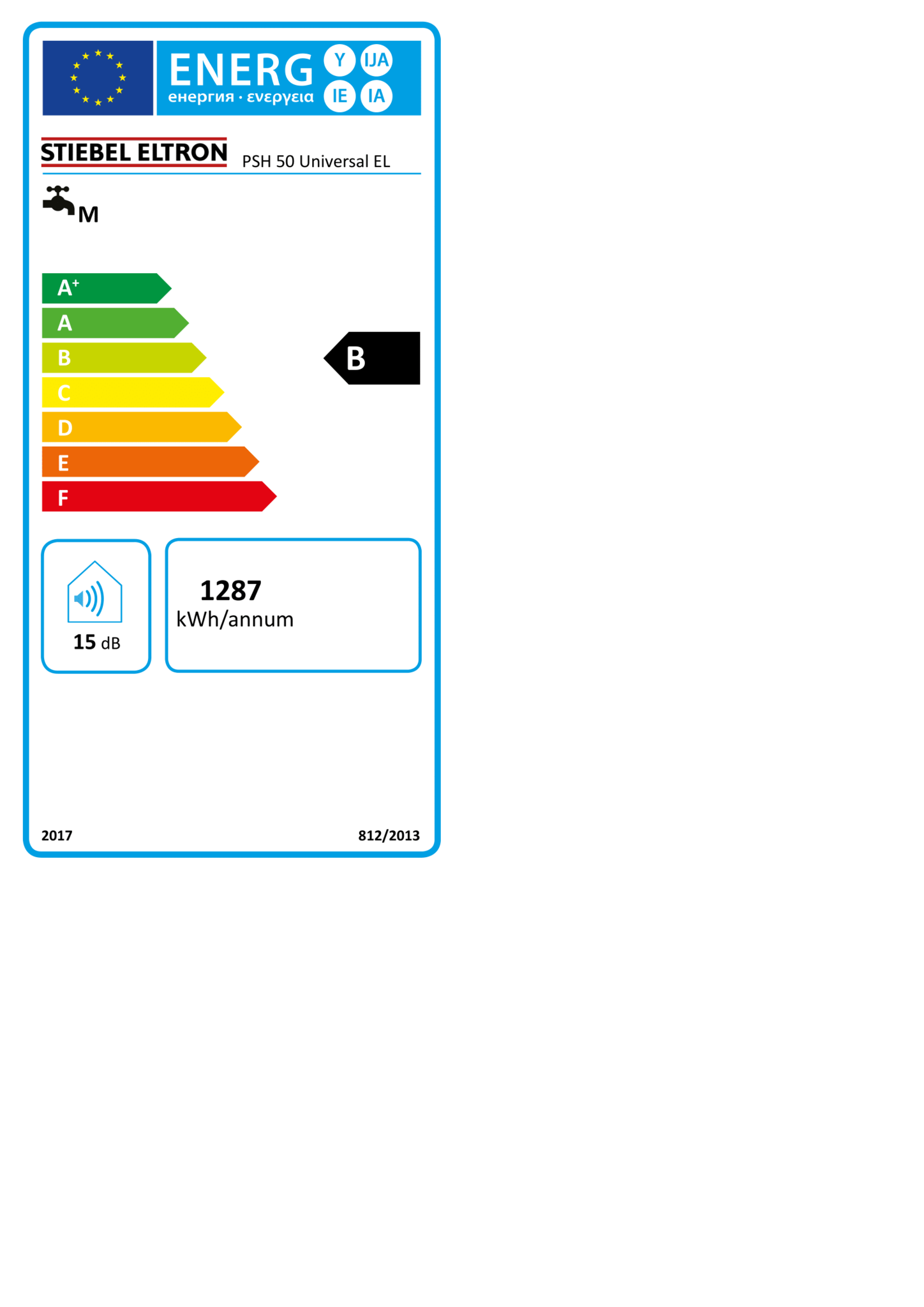 Stiebel Eltron Elektrische Boiler 50 liter PSH Universal