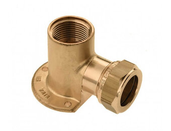 Bonfix messing muurplaat knel x binnendraad