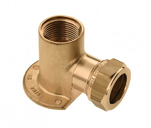 Bonfix messing muurplaat knel x binnendraad