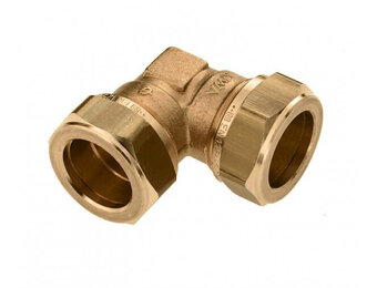 Bonfix messing knie 90 graden 2x knel