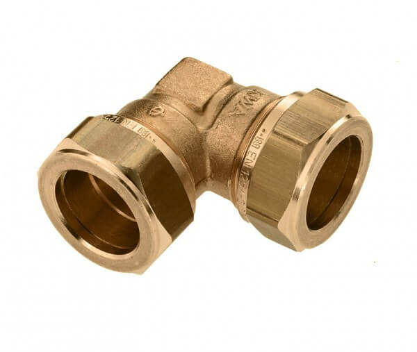 Bonfix messing knie 90 graden 2x knel