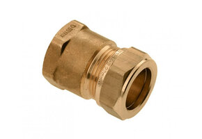 Bonfix messing schroefkoppeling knel x binnendraad