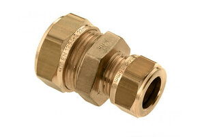 Bonfix messing verloopkoppeling 2x knel