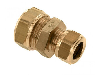 Bonfix messing verloopkoppeling 2x knel