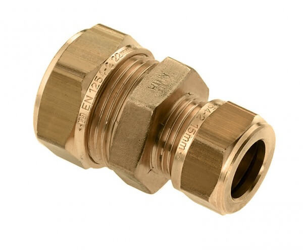 Bonfix messing verloopkoppeling 2x knel