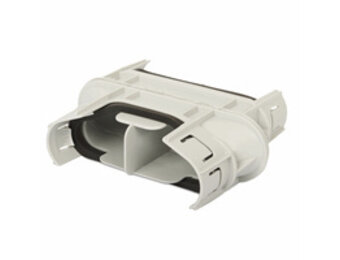 Vent-Axia Uniflexplus  koppel omdraaistuk tbv slang 132x52 180°