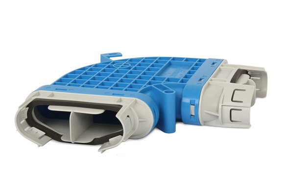 Vent-Axia Uniflexplus  horizontale bocht 90° tbv flexibele slang132x52 180°