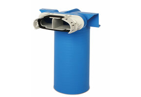 Vent-Axia Uniflexplus ventielcollector vlak 132x52 Ø125 H=250 90°