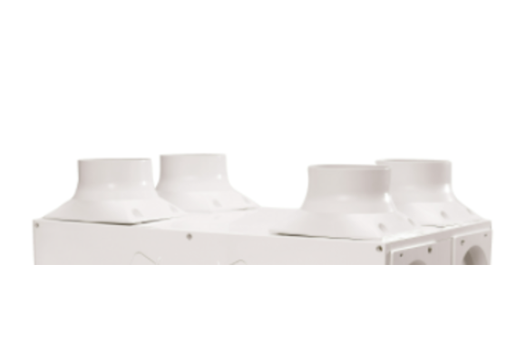 Vent-Axia kit met tuit Ø 180 mm - Ø 200 mm - Kinetic kit