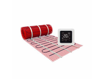 123Heat Vloerverwarmingsmat Set 4 m2- 600 Watt incl. Wifi thermostaat