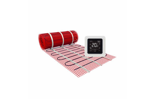 123Heat Vloerverwarmingsmat Set 2 m2- 300 Watt incl. Wifi thermostaat
