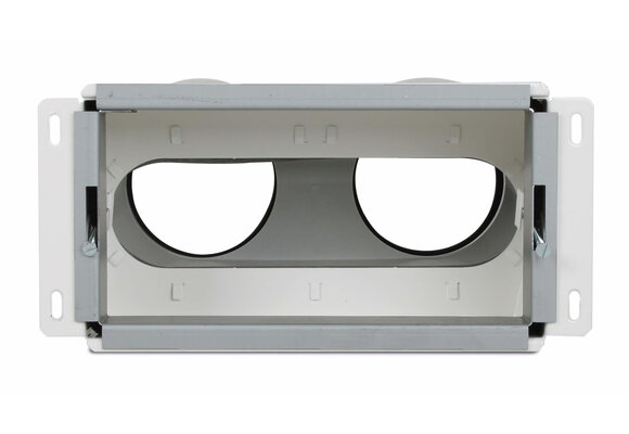 Vent-Axia Uniflexplus wandcollector achteraansluiting 2x Ø90 mm