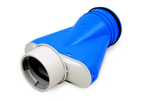 Vent-Axia Uniflexplus ventilatie ventielcollector Ø90 mm met tuit Ø125 mm