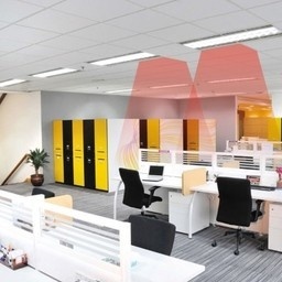 MAGNUM Sol Type 300 premium plafondstralingspaneel 59 x 59 x 4 cm. 300 Watt