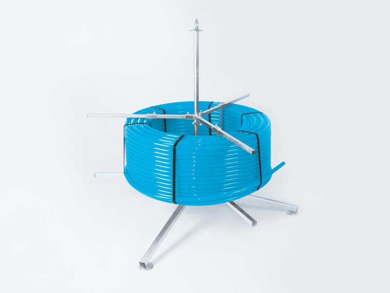 Buizenhaspel / afwikkelapparaat