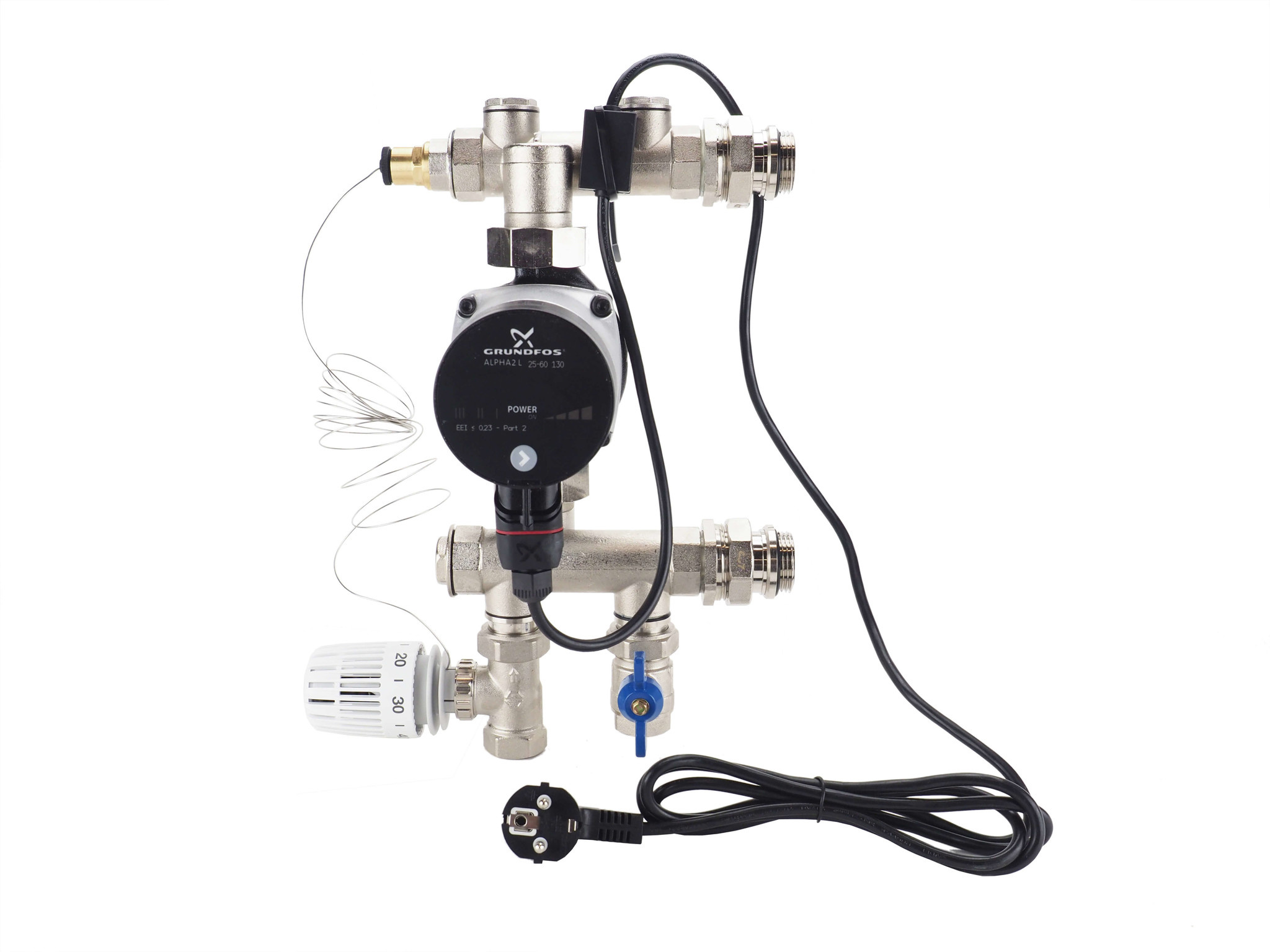 Pomp/temperatuurregelaar incl. ALPHA2 L voor open verdelers