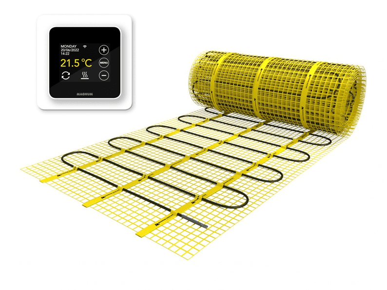 MAGNUM elektrische vloerverwarmingsmat met WiFi thermostaat  0,75 m² - 113 Watt