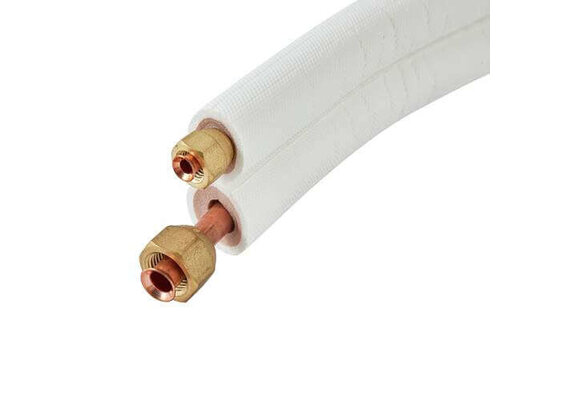 Aircotube kant & klaar koelleiding geisoleerd flare leidingset Ø 1/4" x 1/2"