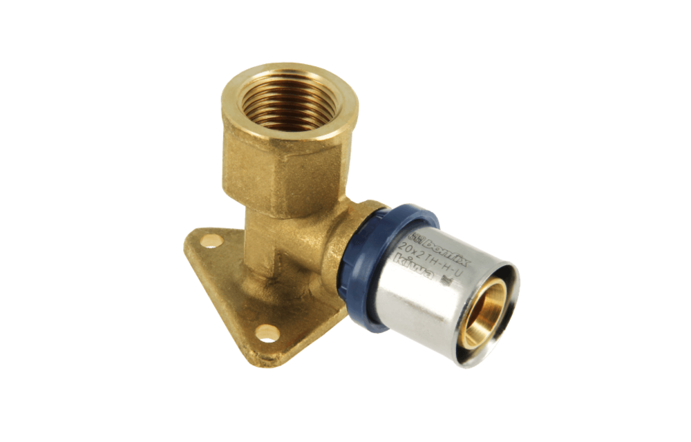 BONFIX Alu-pers 2001220 Muurplaat 3/4" binnendraad x 20 mm