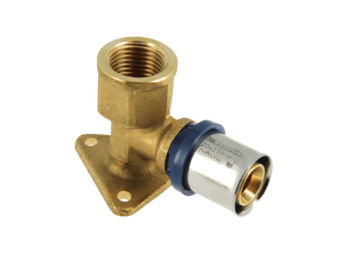 BONFIX Alu-pers 2001220 Muurplaat 3/4" binnendraad x 20 mm