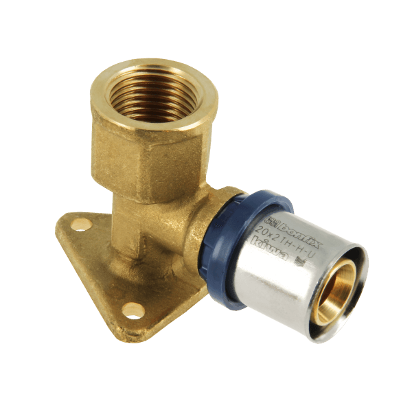 BONFIX Alu-pers 2001215 Muurplaat ½" binnendraad x 20 mm