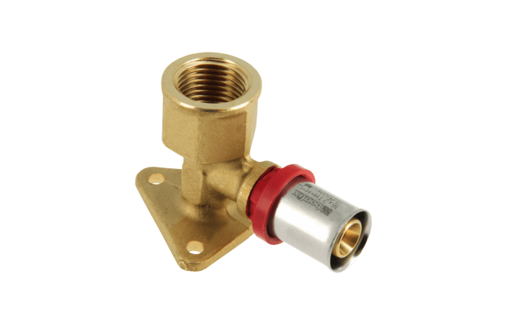 BONFIX Alu-pers 2001205 Muurplaat ½" binnen x 16 mm H=47 mm