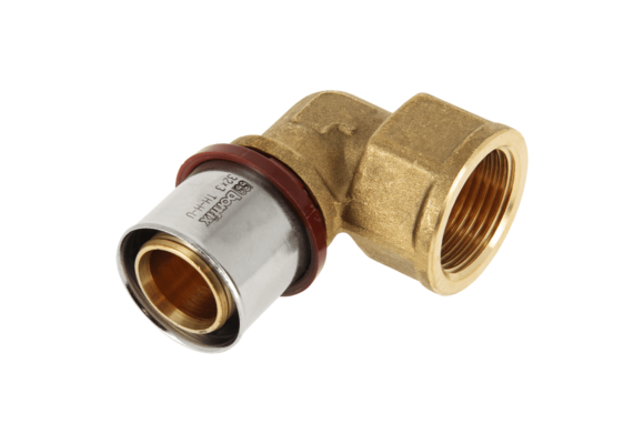 BONFIX Alu-pers 2001160 Knie 1" binnendraad x 32 mm
