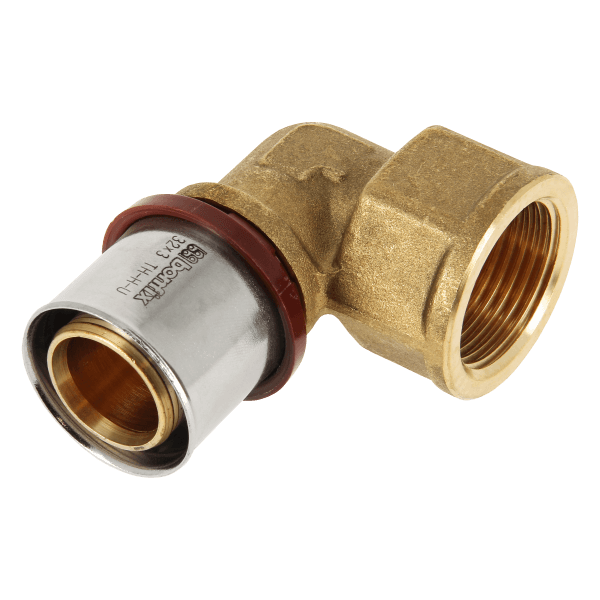 BONFIX Alu-pers 2001160 Knie 1" binnendraad x 32 mm