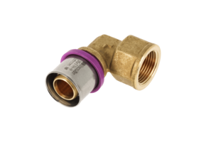BONFIX Alu-pers 2001155 Knie 1" binnendraad x 26 mm