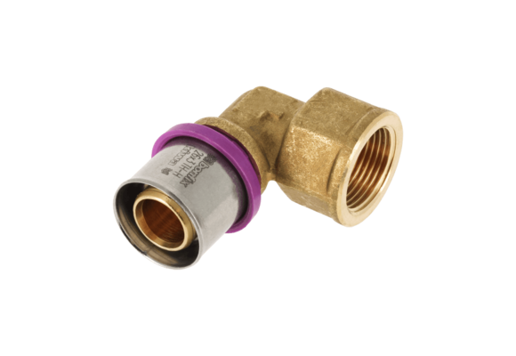 BONFIX Alu-pers 2001155 Knie 1" binnendraad x 26 mm
