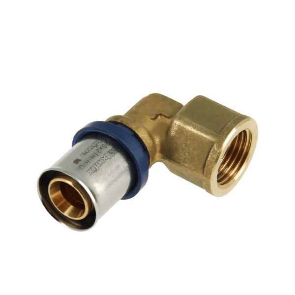 BONFIX Alu-pers 2001135 Knie 3/4" binnendraad x 20 mm