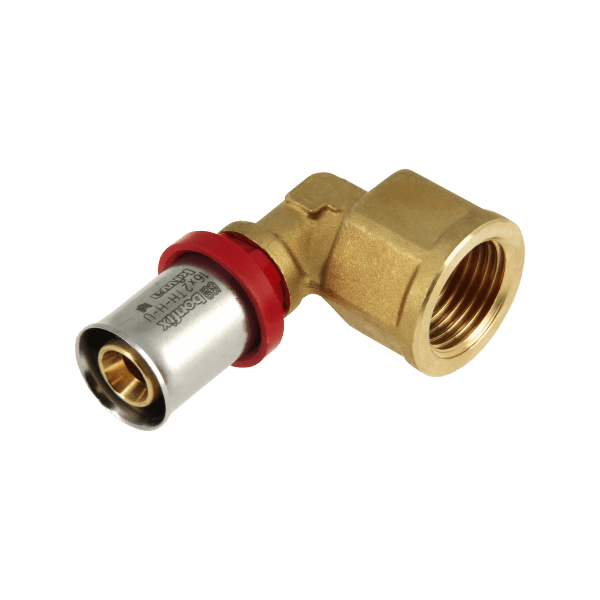 BONFIX Alu-pers 2001105 Knie 1/2" binnendraad x 16 mm