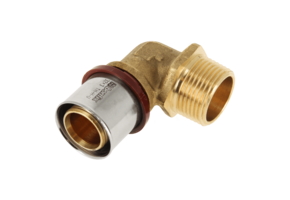 BONFIX Alu-pers 2001040 Knie 1" buitendraad x 32 mm