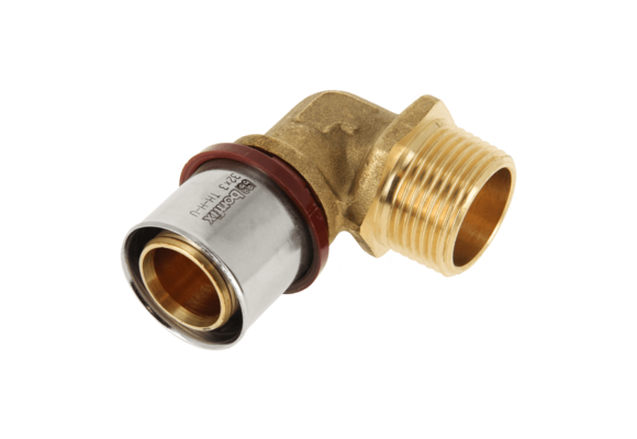 BONFIX Alu-pers 2001040 Knie 1" buitendraad x 32 mm