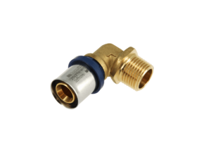BONFIX Alu-pers 2001015 Knie 1/2" buitendraad x 20 mm