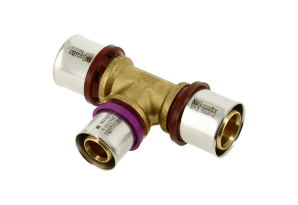 BONFIX Alu-pers 2000890 Verloop T-stuk 32 x 26 x 32 mm