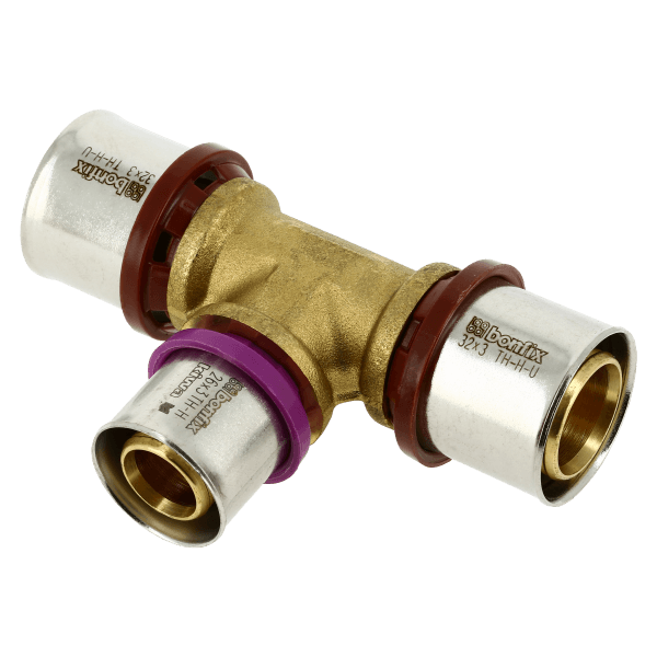 BONFIX Alu-pers 2000890 Verloop T-stuk 32 x 26 x 32 mm