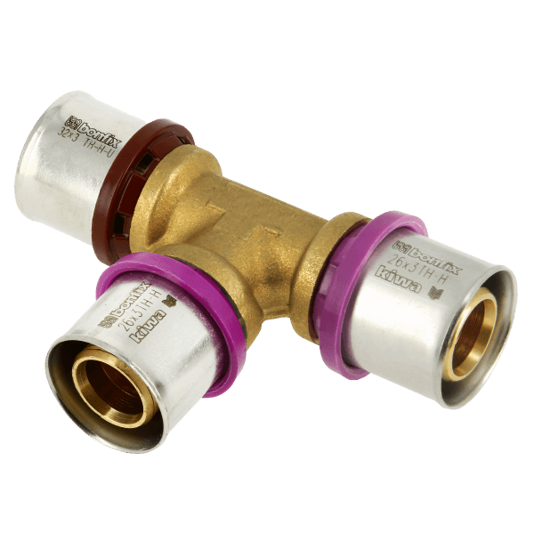 BONFIX Alu-pers 2000889 Verloop T-stuk 32 x 26 x 26 mm